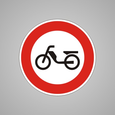 Verkehrsschild Verkehrszeichen 256 Verbot Fur Mofas Verkehrsschilder Stvo Schilder
